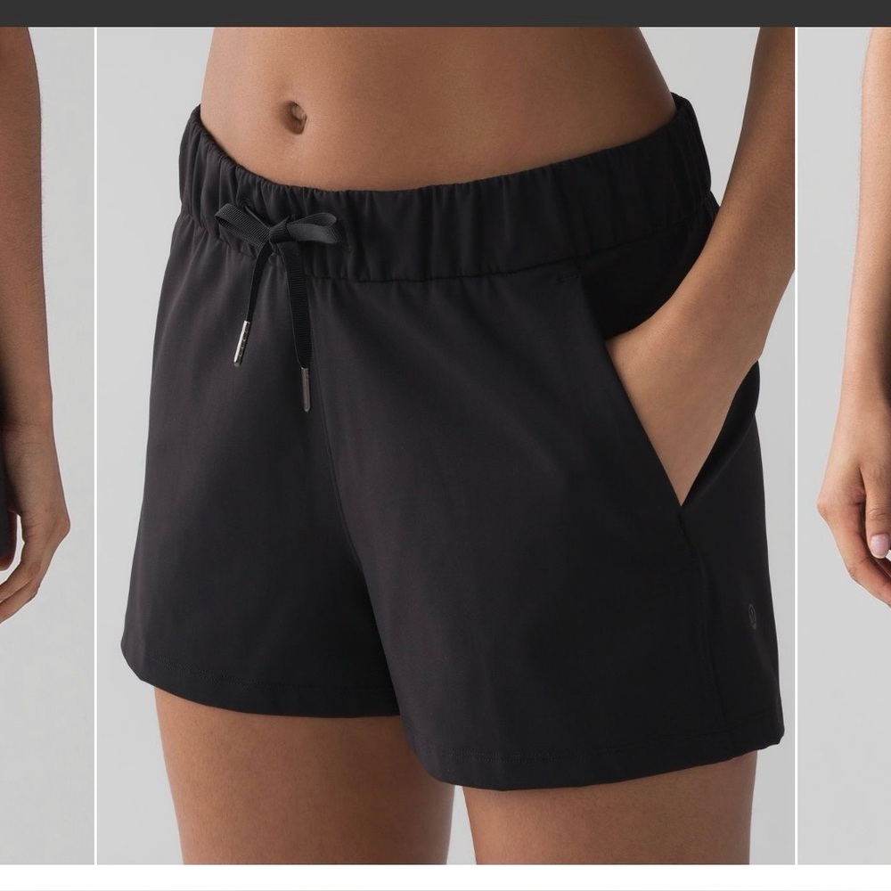 lululemon athletica Black Athletic Shorts
